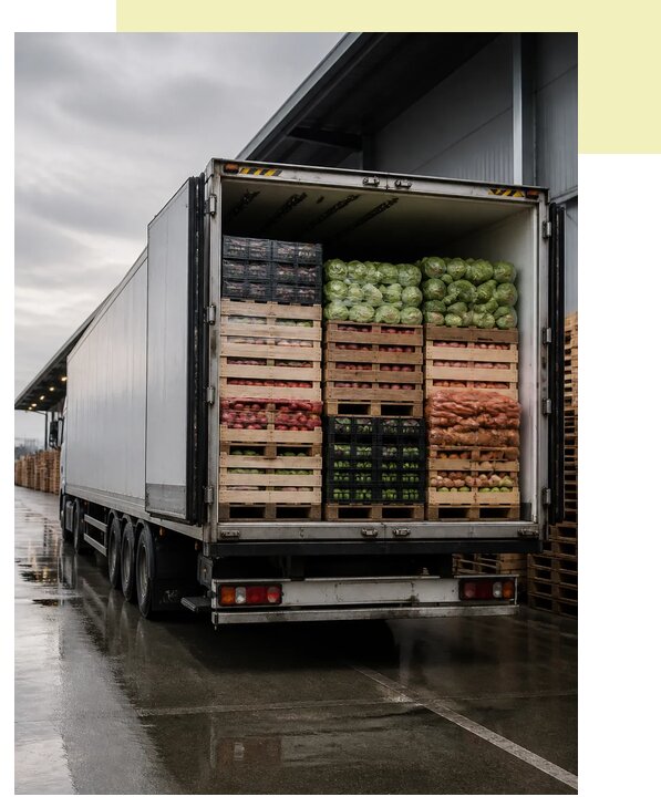 Перевозка плодоовощной продукции в Павлово по цене от 5069 р. | Агросервис-Пвв